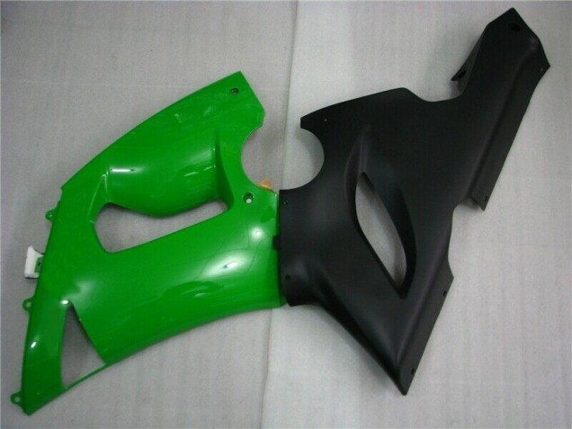 Vert Noir Mat Carénage Kawasaki ZX6R 05-06 Vert Noir Mat Carénage Kawasaki ZX6R 05-06