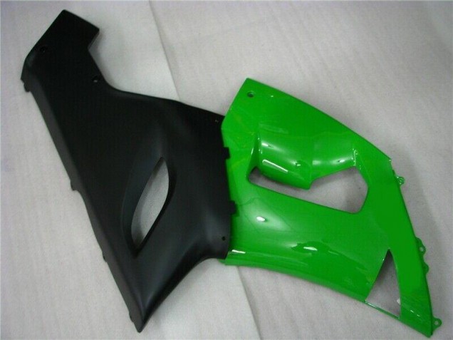Vert Noir Mat Carénage Kawasaki ZX6R 05-06 Vert Noir Mat Carénage Kawasaki ZX6R 05-06