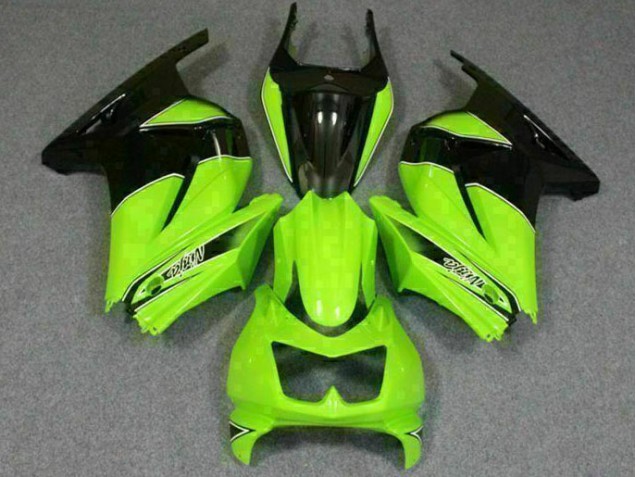 Vert Noir Ninja Carénages Kawasaki EX250 08-12 Vert Noir Ninja Carénages Kawasaki EX250 08-12