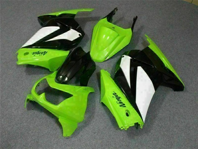 Vert Noir Ninja Carrosserie Kawasaki EX250 08-12 Vert Noir Ninja Carrosserie Kawasaki EX250 08-12
