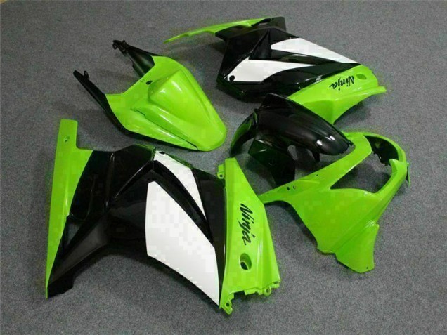 Vert Noir Ninja Carrosserie Kawasaki EX250 08-12 Vert Noir Ninja Carrosserie Kawasaki EX250 08-12