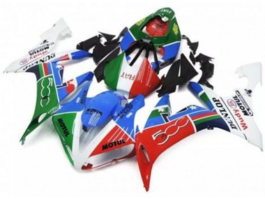 Vert Rouge Bleu Blanc Carénage Yamaha R1 04-06