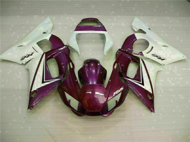 Violet Blanc Carénage Yamaha R6 98-02 Violet Blanc Carénage Yamaha R6 98-02