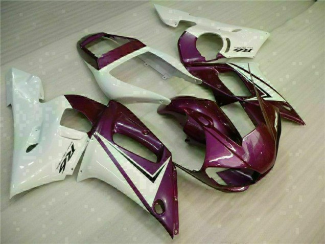 Violet Blanc Carénage Yamaha R6 98-02 Violet Blanc Carénage Yamaha R6 98-02