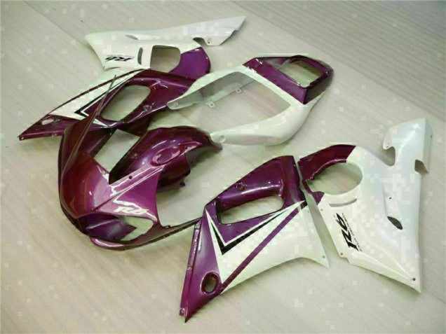 Violet Blanc Carénage Yamaha R6 98-02 Violet Blanc Carénage Yamaha R6 98-02