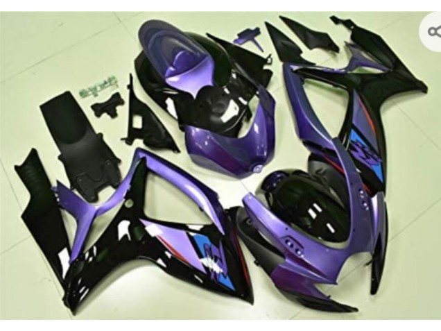 Violet Noir Carénage Suzuki GSXR 600 / 750 K6 06-07 Violet Noir Carénage Suzuki GSXR 600 / 750 K6 06-07