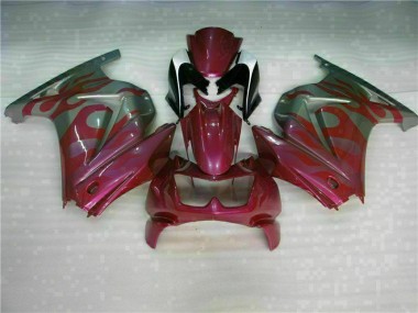 Violet Rouge Carénage Kawasaki EX250 08-12